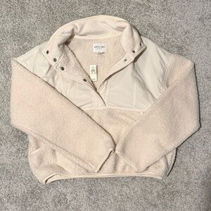 Aerie Offline, NWT, Women's Cream Sherpa Jacket